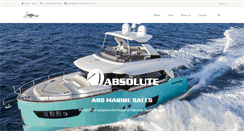 Desktop Screenshot of absolute-yachts.com